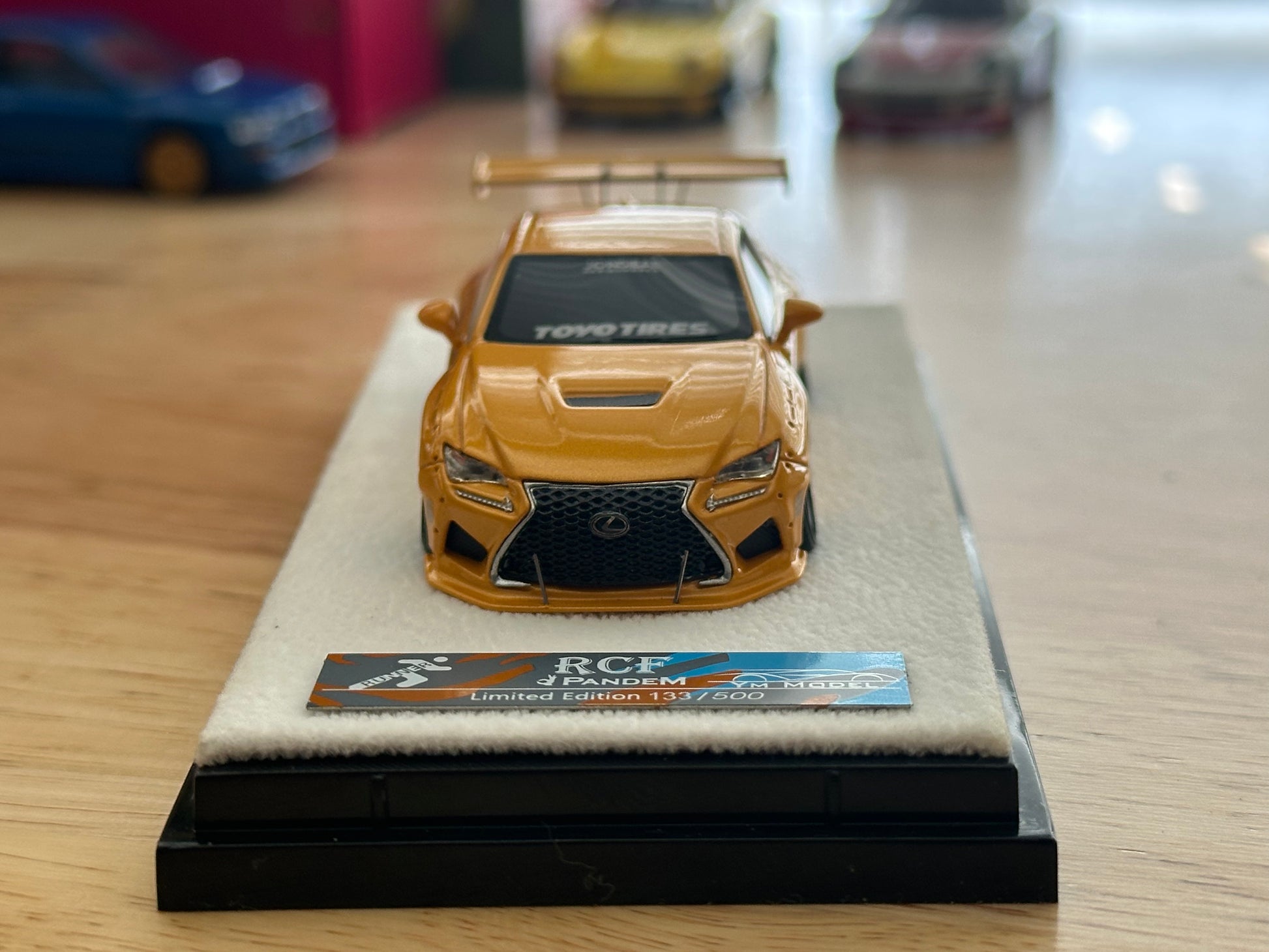 Lexus RC-F Pandem in Yellow by YM Model | 1/64 Scale – heaterscarclub Lexus RC-F Pandem in Yellow by YM Model | 1/64 Scale – heaterscarclub