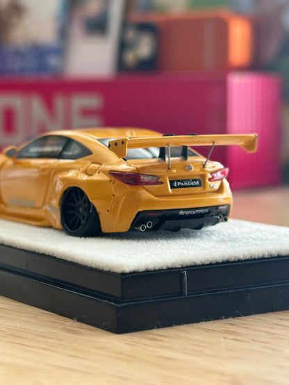 Lexus RC-F Pandem in Yellow by YM Model | 1/64 Scale – heaterscarclub Lexus RC-F Pandem in Yellow by YM Model | 1/64 Scale – heaterscarclub